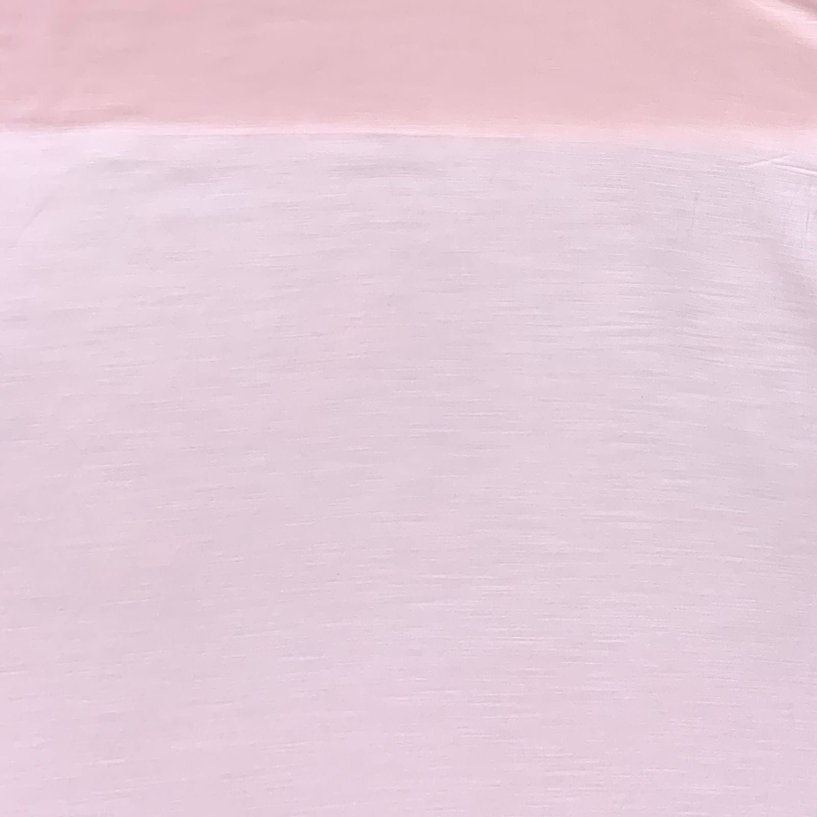 Baby Pink Plain Satin Linen Fabric