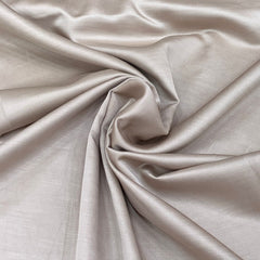 Pastle Beige Plain Satin Linen Fabric