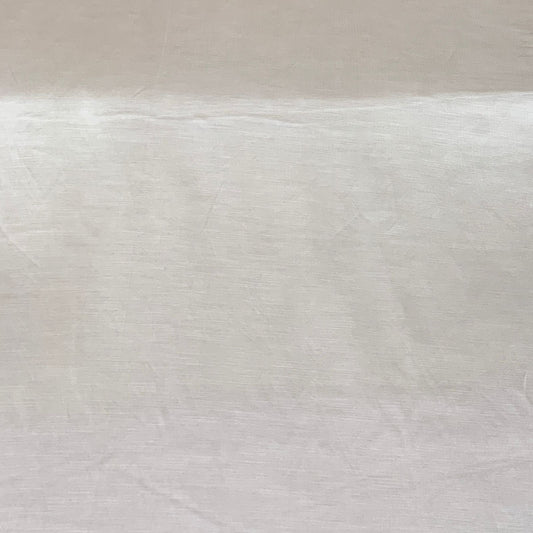 Pastle Beige Plain Satin Linen Fabric