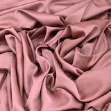 Nude Plain Satin Linen Fabric