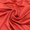 Rust Plain Satin Linen Fabric