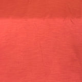 Rust Plain Satin Linen Fabric