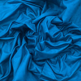 Firozi Blue Plain Pure Silk Fabric