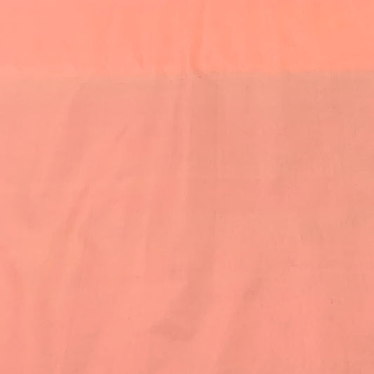 Peach Plain Pure Silk Fabric