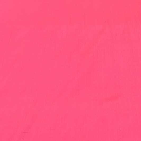 Bright Pink Plain Pure Silk Fabric