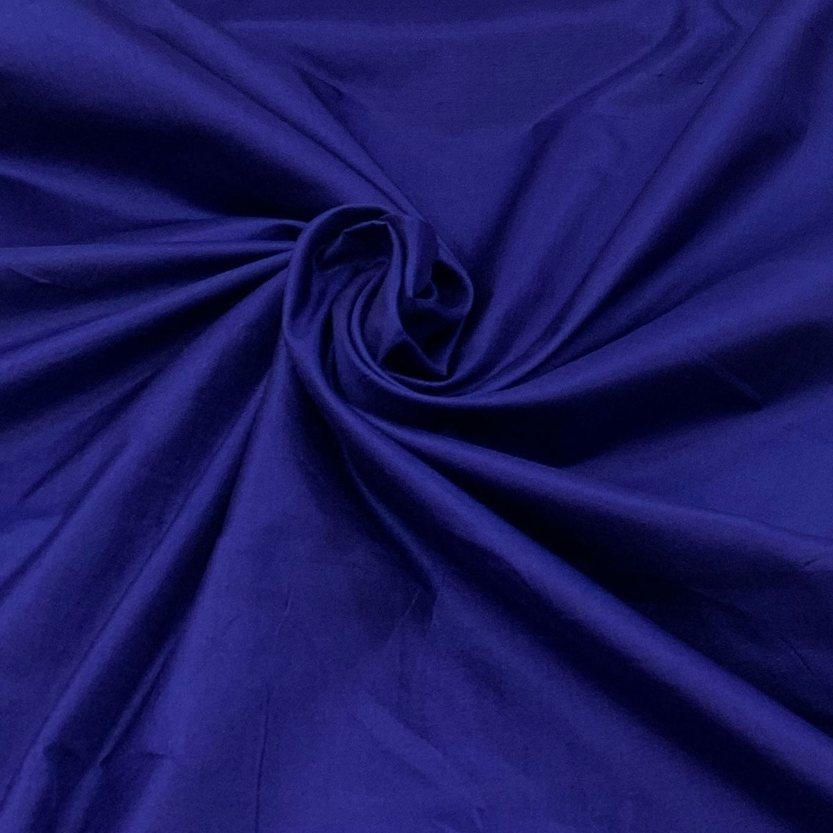 Navy Blue Plain Pure Silk Fabric