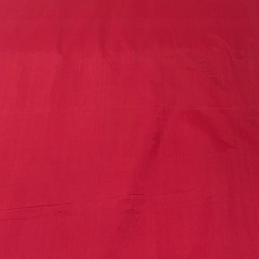 Maroon Plain Pure Silk Fabric