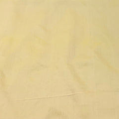 Light Yellow Plain Pure Silk Fabric