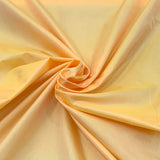 Light Yellow Plain Pure Silk Fabric