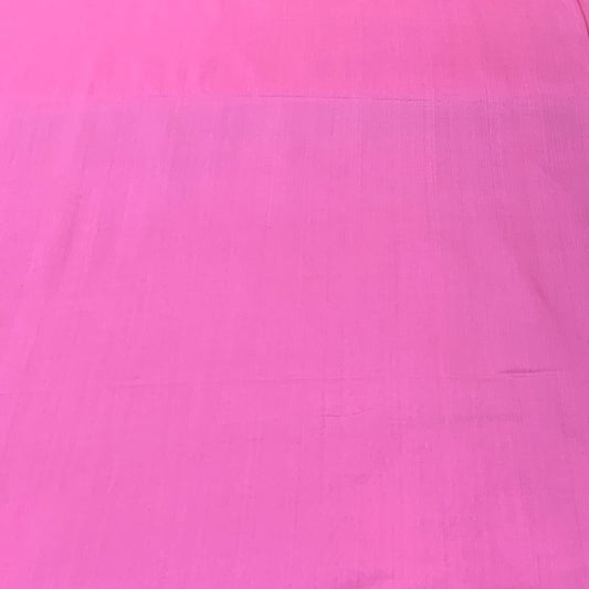 Bubblegum Plain Pure Silk Fabric