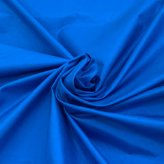 Lapis Blue Plain Pure Silk Fabric