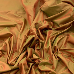 Two Tone Mehndi Green Plain Pure Silk Fabric