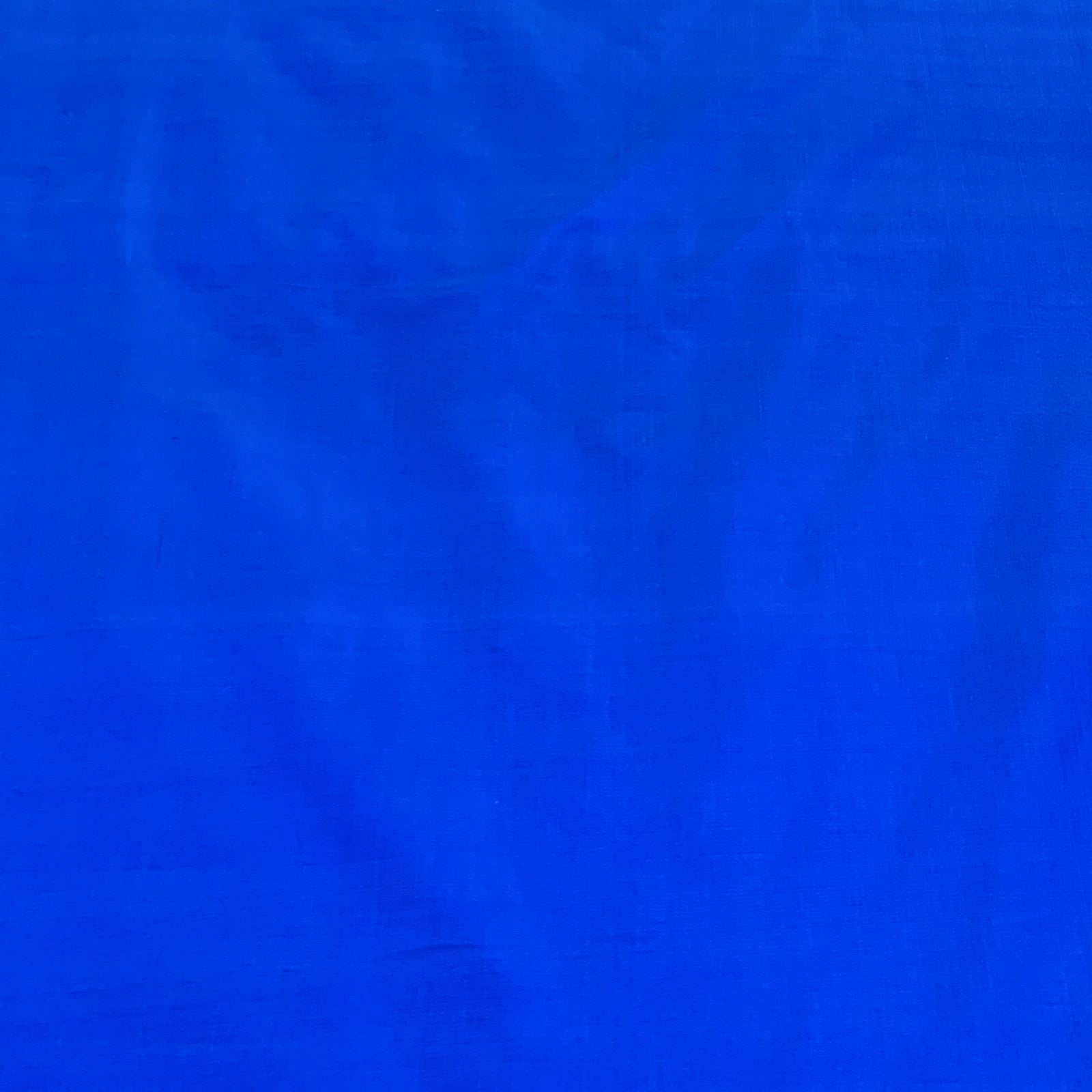 Azure Blue Plain Pure Silk Fabric