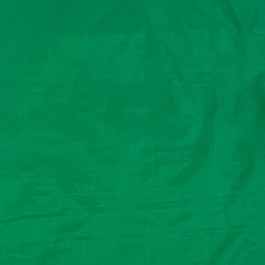 Emerald Plain Pure Silk Fabric