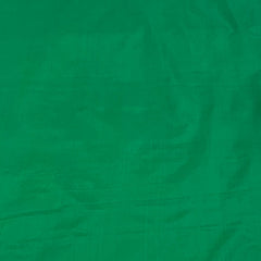 Emerald Plain Pure Silk Fabric.