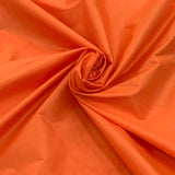 Deep Orange Plain Pure Silk Fabric