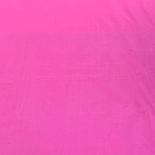 Rose Pink Plain Pure Silk Fabric