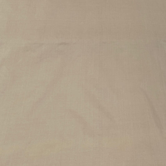 Chikoo Gold Plain Pure Silk Fabric