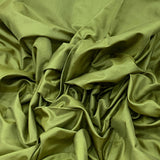 Mehndi Green Plain Pure Silk Fabric