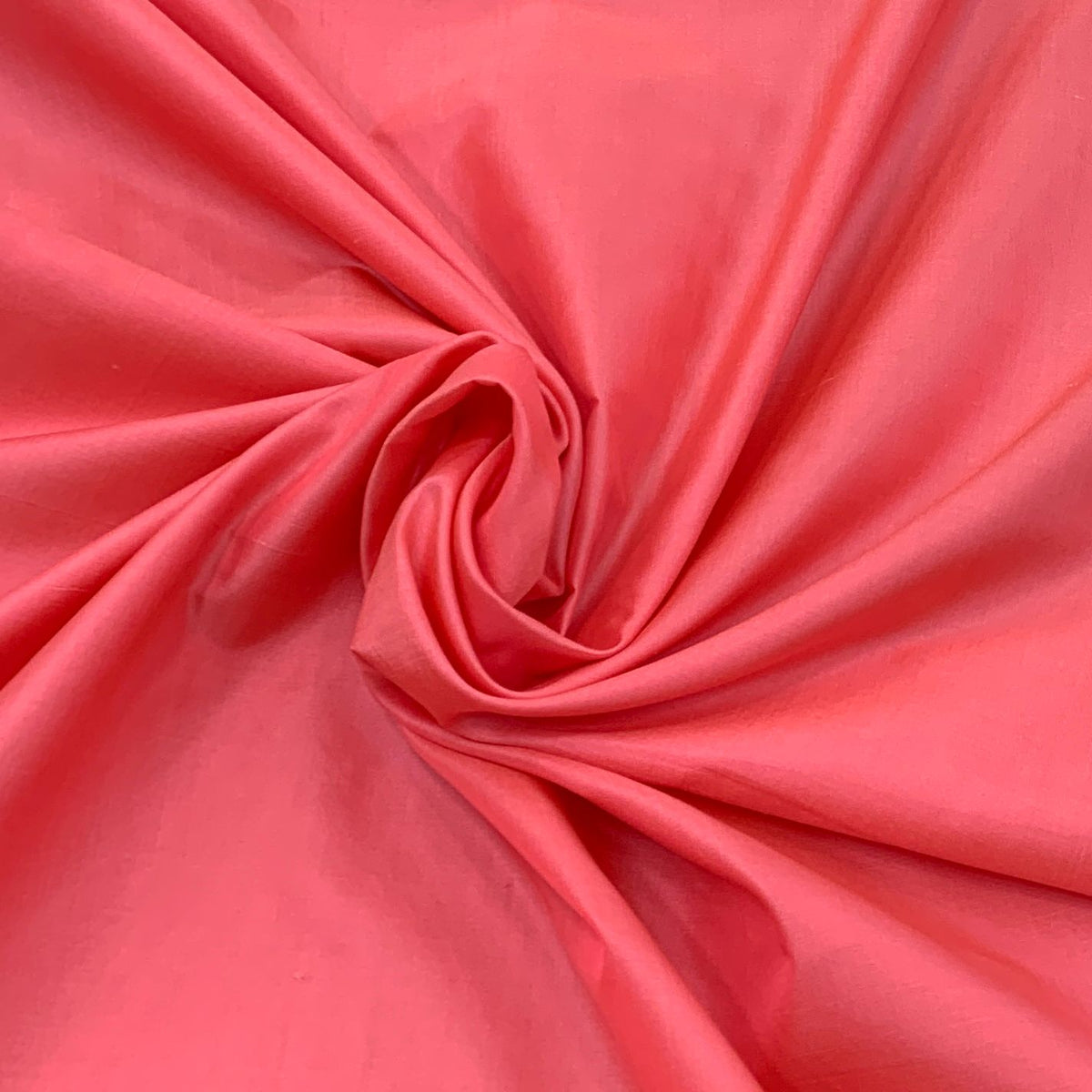 Dark Peach Plain Pure Silk Fabric