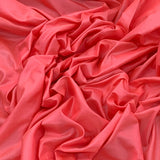 Dark Peach Plain Pure Silk Fabric