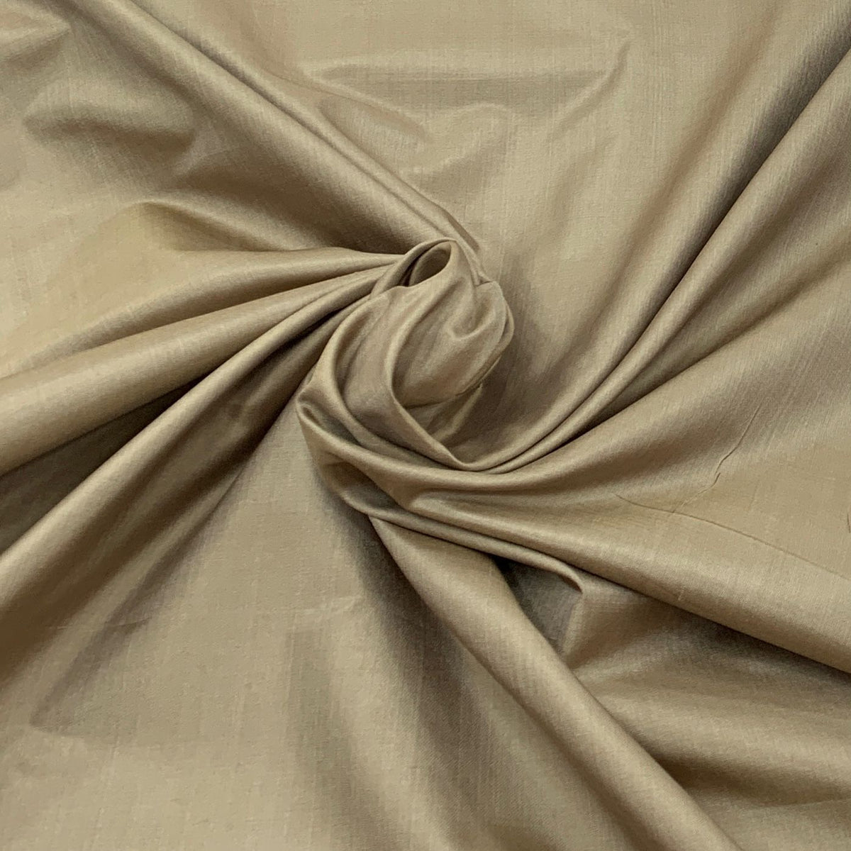 Pastle Gold Plain Pure Silk Fabric