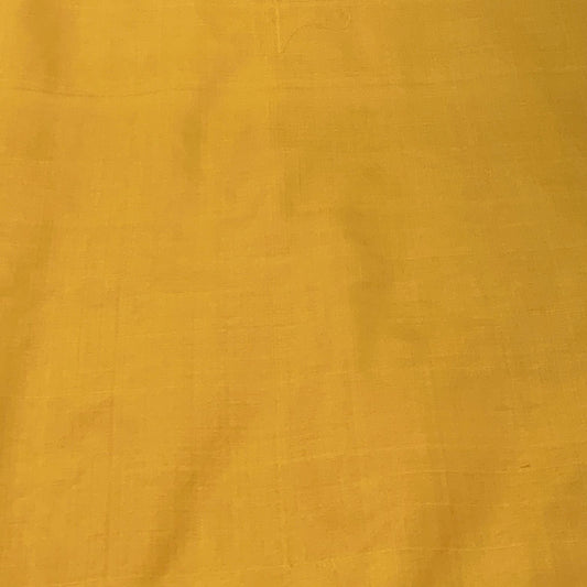 Haldi Yellow Plain Pure Silk Fabric