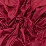 Dark Maroon Plain Pure Silk Fabric