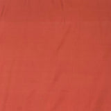 Rust Orange Plain Pure Silk Fabric