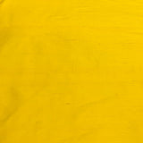 Dark Yellow Plain Raw Silk Fabric