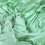 Pista Green Plain Raw Silk Fabric