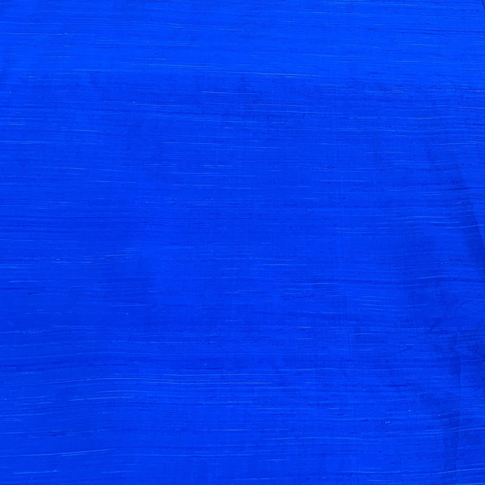 Royal Blue Plain Raw Silk Fabric