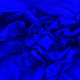 Persian Blue Plain Raw Silk Fabric