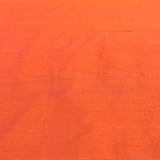 Light Orange Plain Raw Silk Fabric