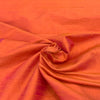 Light Orange Plain Raw Silk Fabric