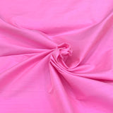 Taffy Pink Plain Raw Silk Fabric