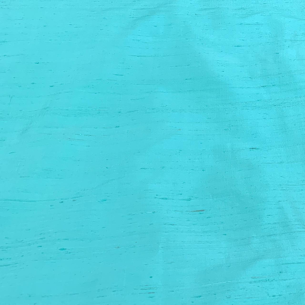 Sea Green Plain Raw Silk Fabric