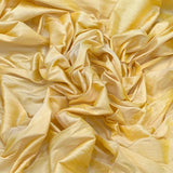 Light Yellow Plain Raw Silk Fabric