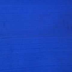 Saphire Blue Plain Raw Silk Fabric