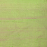 Green Pink Plain Raw Silk Fabric