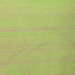 Green Pink Plain Raw Silk Fabric