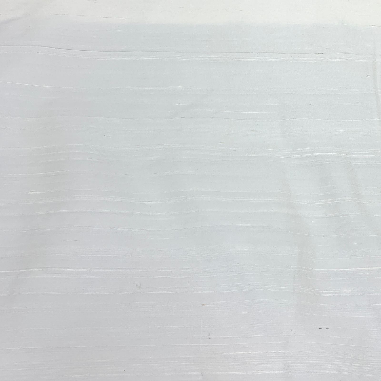 White Plain Raw Silk Fabric