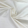 White Plain Raw Silk Fabric