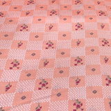 Linen Satin Printed Fabric