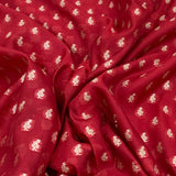 Dupion Silk Brocade Fabric