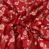 Dupion Silk Brocade Fabric