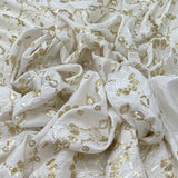 Raw Silk Embroidery Fabric