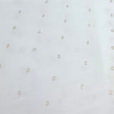 White Georgette Embroidery Fabric