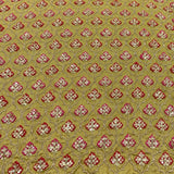 Slub Silk Embroidery Fabric