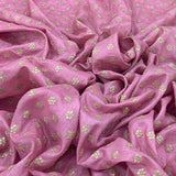 Tusser Silk Embroidery Fabric